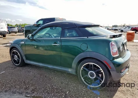 2013 Mini Cooper Coupe S из США, поврежденный, VIN WMWSX3C53DT409012